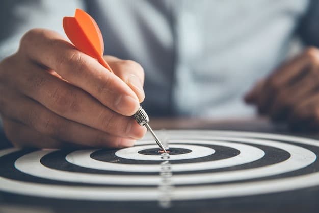 Target and focus representing our vision